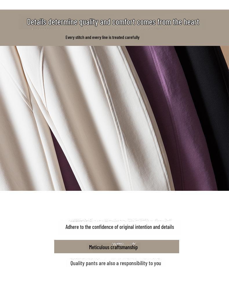 Женские широкие брюки из бархата с высокой талией в корейском стиле 2024 года — коллекция осень/зима с завязками на шнурке и свободным кроем.