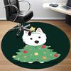 1pc Pup Tree Office Round Area Rug, Under Office Chairs Bedroom Living Room Home Decor, Room Deco