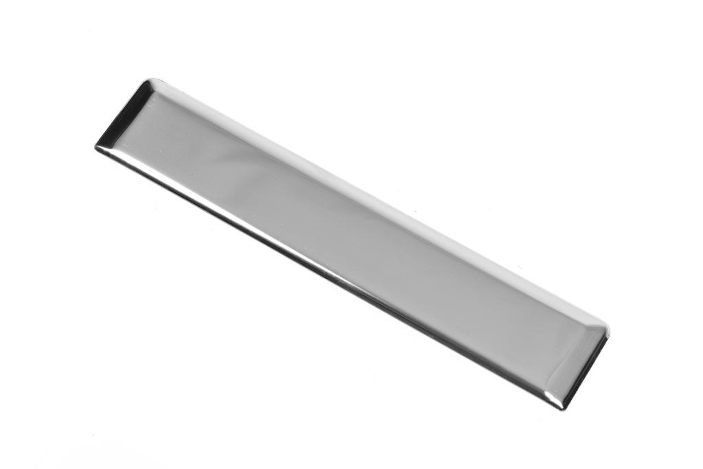 Накладка на заднюю ручку (нерж) OmsaLine - Итальянская нержавейка для Volkswagen T6