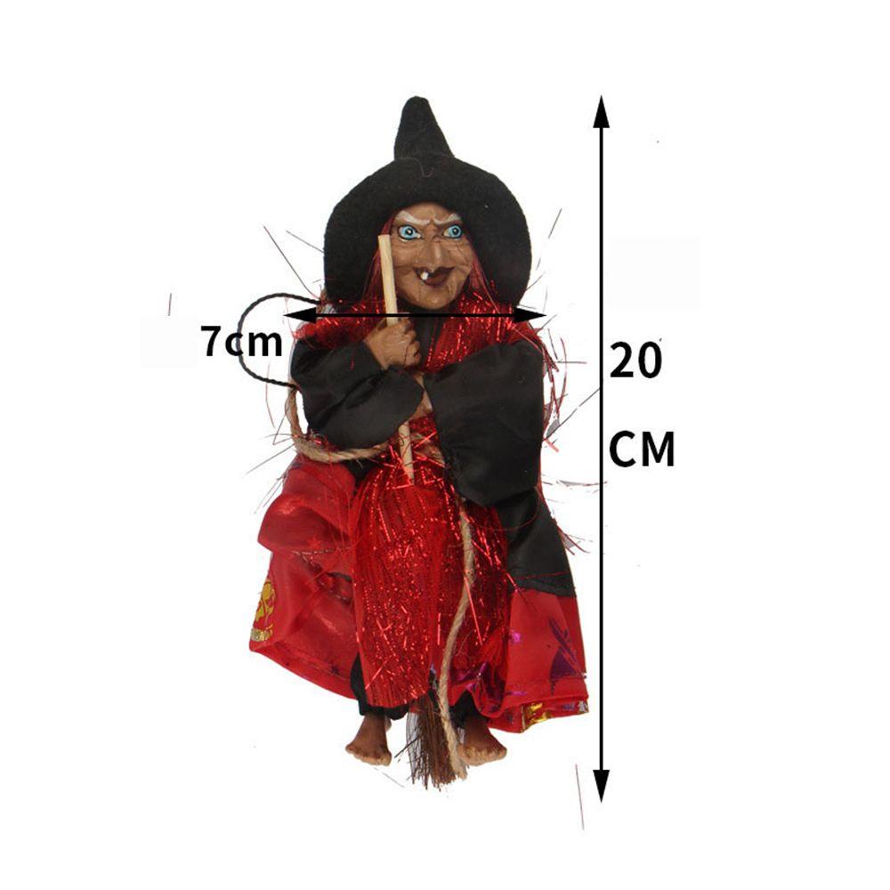 DIY Decoration Halloween Garden Bar Decor Ghost Festival Hanging Doll Witch Figurine Witch Pendant