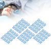 100PCS Cotton Roll Holder Clip Dental Clinic Orthodontic Mouth Supplies Plastic Blue Compact