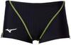 EXER SUITS UP Короткие спатсы для соревнований и тренировок Черный х Нео С Мужские плавки, N2MB2061, 93 Лайм, Размер