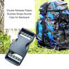 12pcs Double Release Plastic Buckles Straps Buckle Clips for Backpack Suitcase Outdoor