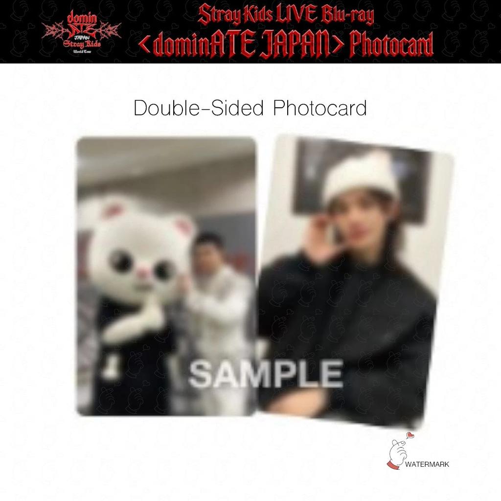 ПРЕДЗАКАЗ Stray Kids World Tour dominATE JAPAN LIVE Blu-ray RAKUTEN POB Двусторонняя фотокарточка Подложка ОФИЦИАЛЬНАЯ
