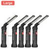 Portable COB LED Work Light USB Rechargeable LED Flashlight Inspection Lamp With Magnetic Hook Power Bank 18650 Battery Torch