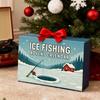 Ice Fishing Advent Calendar 2025 24 Days Ice Fishing Lures Christmas Countdown Calendar Set for Ice Fisher Adult Men Father