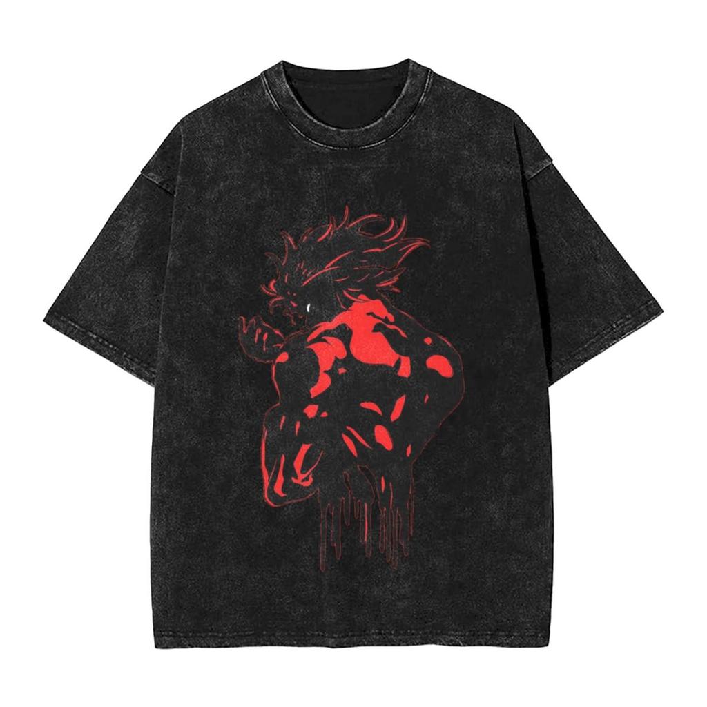 Harajuku Cotton Oversized TshirtMen Short Sleeve TeesBeavis And Butthead Summer Loose Washed Tops TShirt
