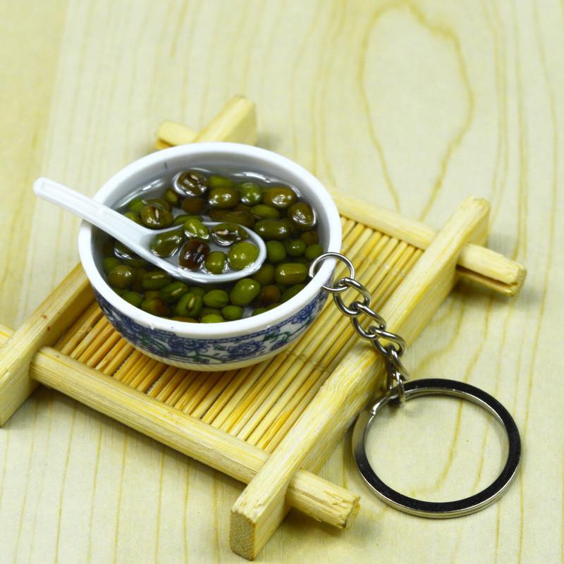 Ключница-брелок с моделью еды для DIY из Douyin: Детская ролевая игра в китайском стиле, игрушка, подарок