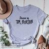 Directed By Tim Burton T-shirt Women Harajuku Summer Letter Print Classic T Shirt Casual Short Sleeve O-neck Women's T-shirt