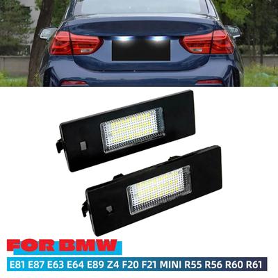 Автомобильный светодиодный фонарь подсветки номерного знака для BMW 1 6 серии Z E81 E87 F20 F21 E63 E64 M6 F06 F12 F13 E85 E86 E89 Z4 I3 I01 Аксессуары