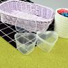 10Pcs Love Heart Shaped 45ml Transparent Packaging Box With Lids DIY Slime Pudding Sealed Plastic PP Storage Box