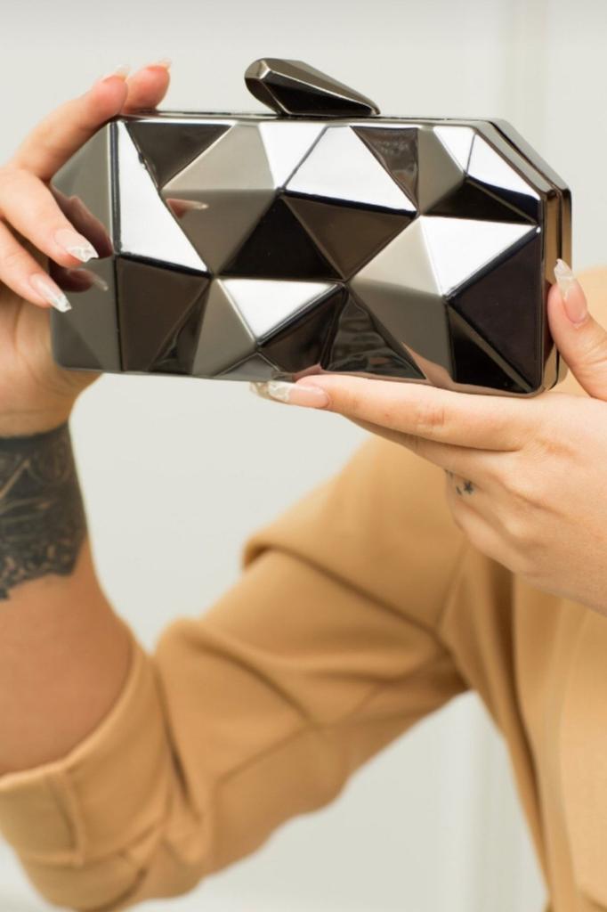 Women's Stylish and Useful Evening Dress Bag Women's Gold Metal Evening Dress Bag