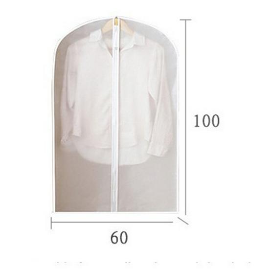 Прозрачные чехлы для одежды для пальто, платьев и пиджаков - Набор сумок для хранения