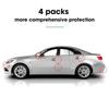 4 шт., противоударные полосы для дверей автомобиля, универсальные автоматические защитные полосы для кромок кузова, антицарапины, самоклеящиеся наклейки для автомобиля из АБС-пластика