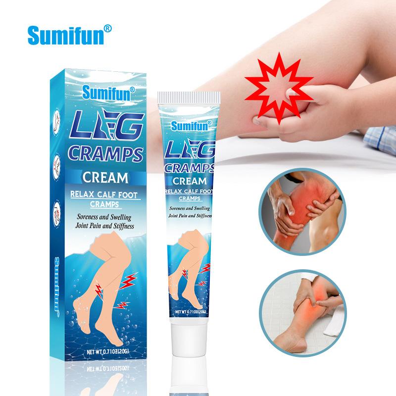 Sumifun Крем от судорог ног, 20 г, травяная мазь для здоровья