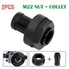 2 шт. 12 мм цанговый патрон M22 гайка аксессуары для электрических маршрутизаторов фрезерный станок с ручкой для гравировки