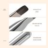 Electroplated Handle Flat Foundation Brush - Non-Absorbing, Flawless Nude Concealer Brush