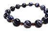 Kanaishi for Warding Off Evil and Fulfilling 10mm Tibetan Agate Eye Bracelet for Men and Natural Tibetan Agate and Hematite Size 15cm Women with Small
