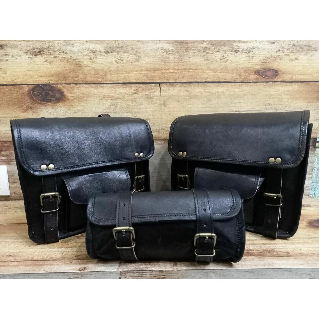 Новая мотоциклетная седельная сумка, багажная седельная сумка, кофр для хранения (Черные сумки)