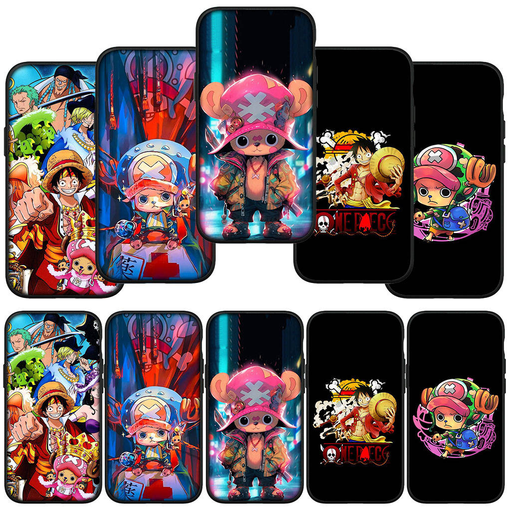 For Samsung Galaxy S24 S23 iPhone 16 15 14 Xiaomi Redmi Note 13 12 11 10Plus 9 Pro Max X XR Phone Case Tony Tony Chopper One Piece Luffy OPPO Huawei