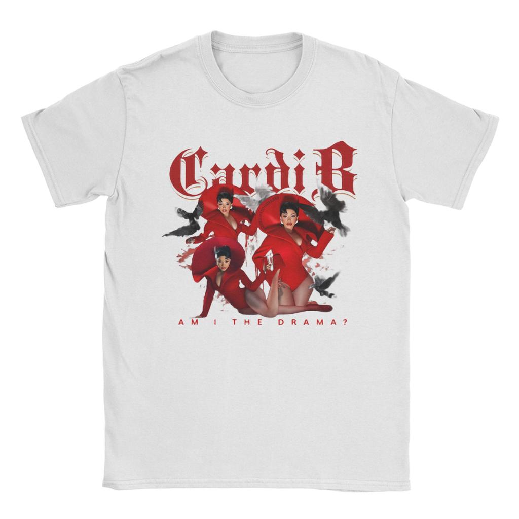 Cardi B Am I The Drama 2026 Art T Shirt for Unisex 100 Cotton Fun TShirt Crew Neck Tees Short Sleeve Clothes 6XL
