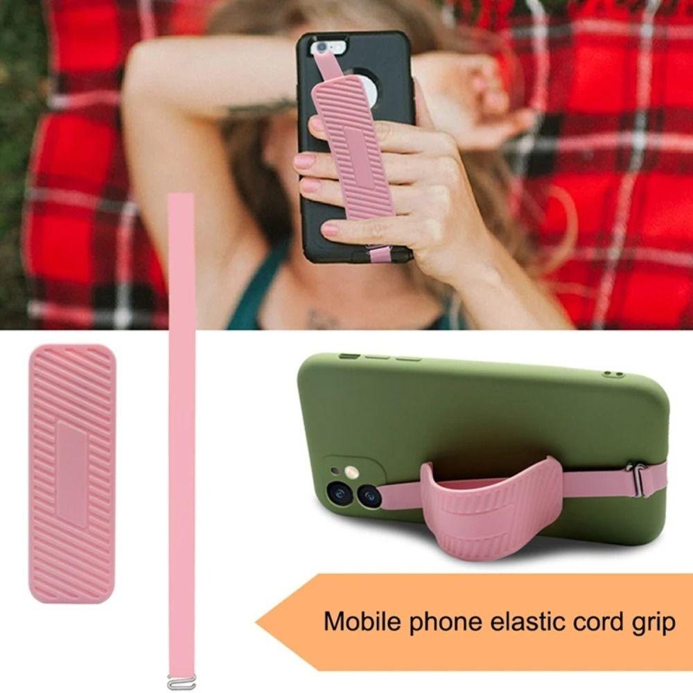Elastic Phone Strap Colorful Phone Holder Finger Grip Portable Phone Hand Band Phone Accessories