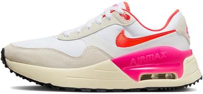 Кроссовки Air Max System Women белый/белый саммит/кокосовое молоко/ярко-малиновый