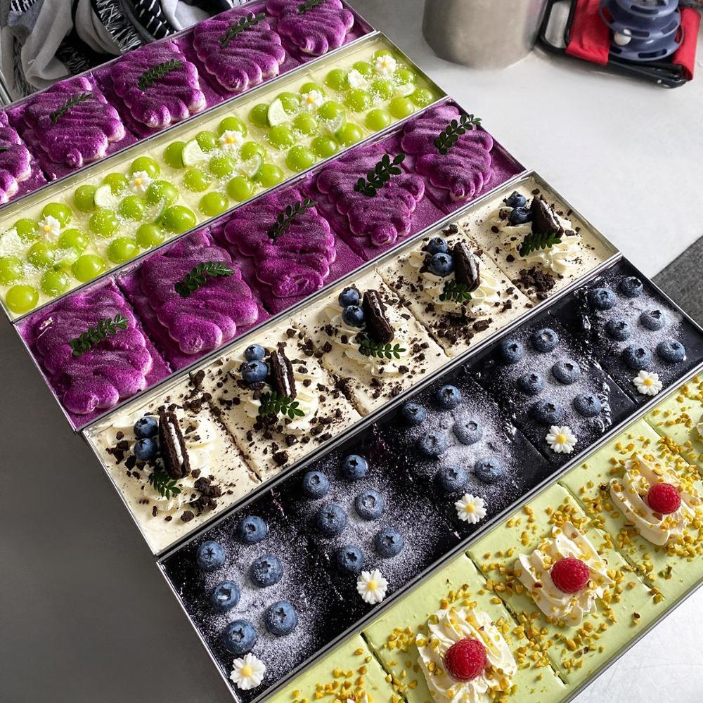 Removable Design Bread Mold Rectangular Mousse Mold Professional Tiramisu Cake Mold  Cheesecake