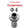 Main Spindle Collet Reducing Sleeve 6mm to 4mm, Speed Conversion Head 6mm to 3.175mm for Precision Engraving & Milling Machines