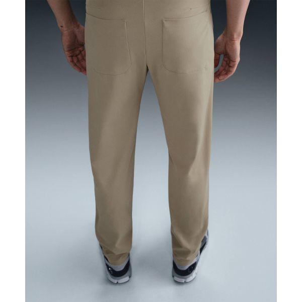 Nike Solid Color Zipper Slim Fit Casual Pants Men bottoms Khaki HQ6929-251