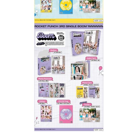 Rocket Punch - Single 3rd [BOOM] Random