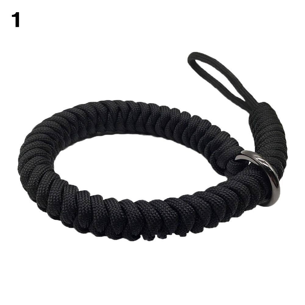 Anti-lost Braided Bracelet Wrist Strap Survival Paracord Outdoor Climbing Rope Camera Wrist Strap