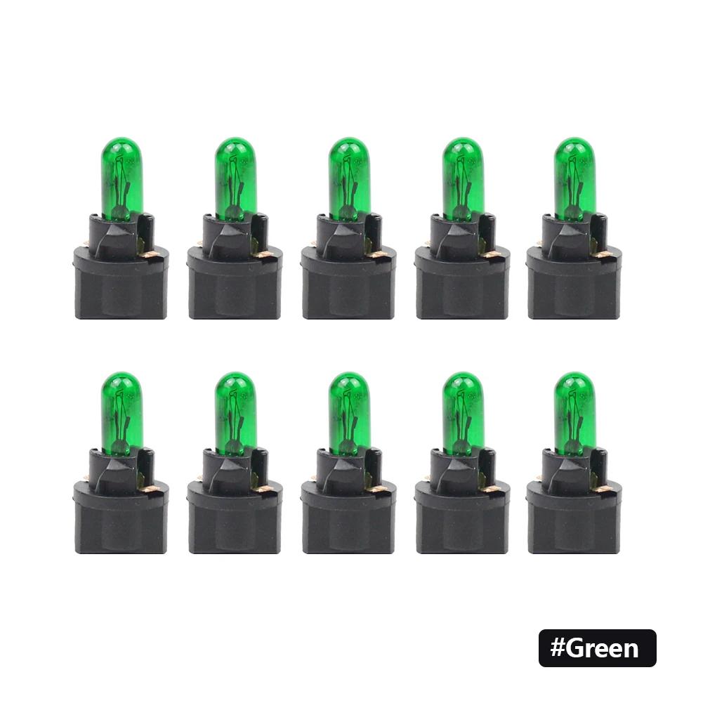10 шт. T5 SMD LED Автомобильная лампа Автомобили Светодиод Измерительный прибор Панель приборов Лампочки Авто Внутренний Индикаторная лампа