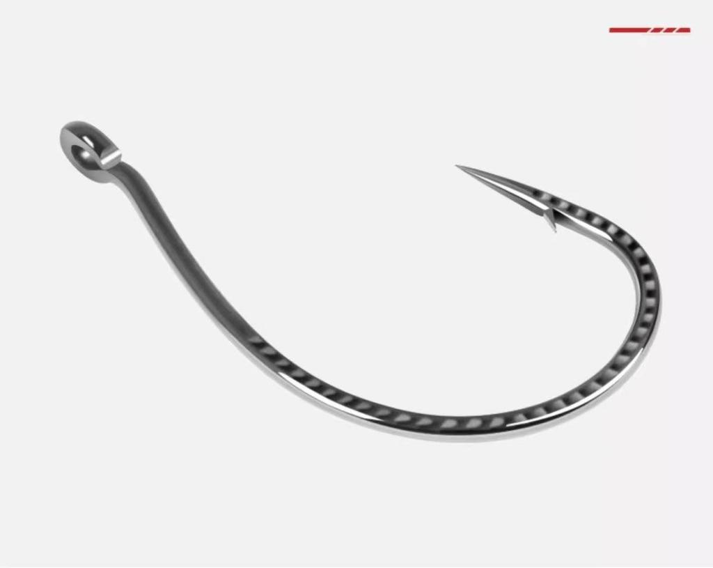 8003 Dragon Scale Soft Bait Hook: Reinforced Wacky, Drop Shot for Perch, Pike, Bass