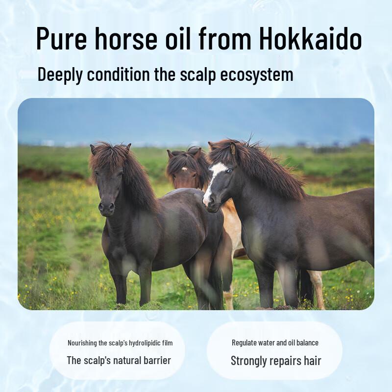 Cosme Horse Oil Shampoo Twin Pack