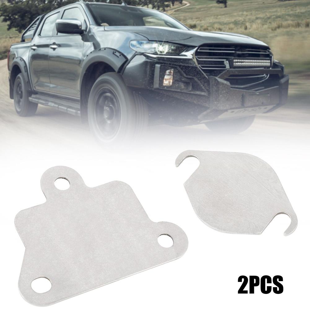 2pcs EGR Valves Cover Plate Set Stainless Steel High Hardness Car Supplies For Ford-Px Px2-Ranger Mazda-BT50 Machine 3.2L 2.2L