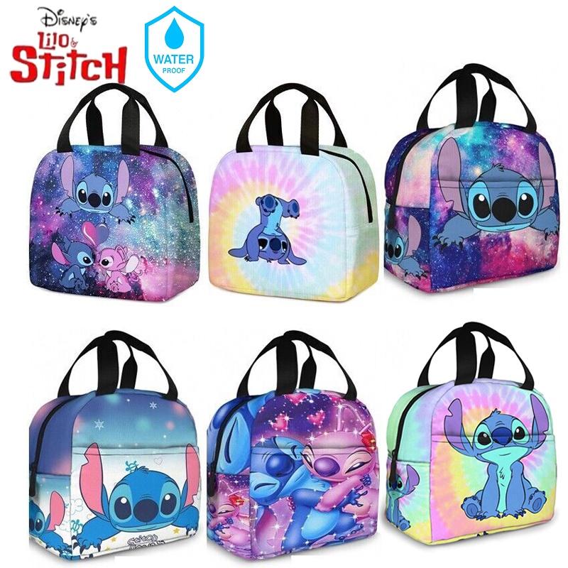 Ланч-бокс Lilo Stitch с термоизоляцией для детей в школу, водонепроницаемый, износостойкий и грязеотталкивающий