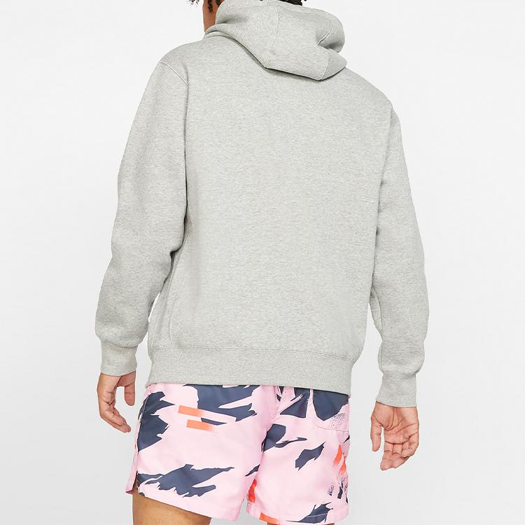 Nike Sportswear Club Fleece Hooded Pullover Sweatshirt Men Tops Charcoal-Heather BV2655-063