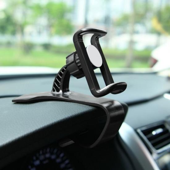 Black Car Dashboard Phone Holder HUD Mount Clip Accessory For Mobile Phone GPS