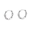 925 Sterling Silver Diamond-Studded Hoop & Stud Earrings for Women - 2022 Trend Design Ear Cuffs
