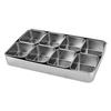 LIJIA KITCHENWARE Многосекционная коробка для специй из нержавеющей стали