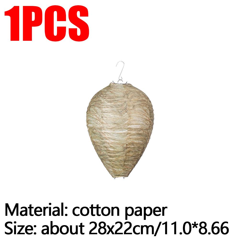 Вязаное крючком приманка для осиного гнезда, поддельное гнездо шершней, отпугиватель поддельных шершней, подвесная приманка для осиного гнезда в подарок на новоселье