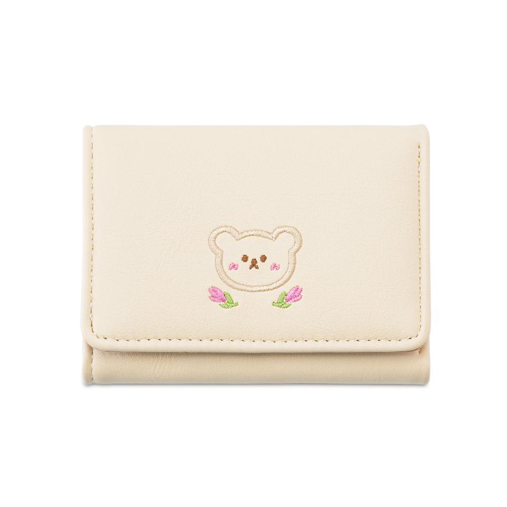 Multiple Card Slot Cute Tri-Fold Purses Kawaii Women Card Holder Storage Bag Coin Purse Daily