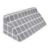 Bed Wedge Pillow Support Removable Washable Triangle Pillow for Obese Spine Surgery Patients Gray