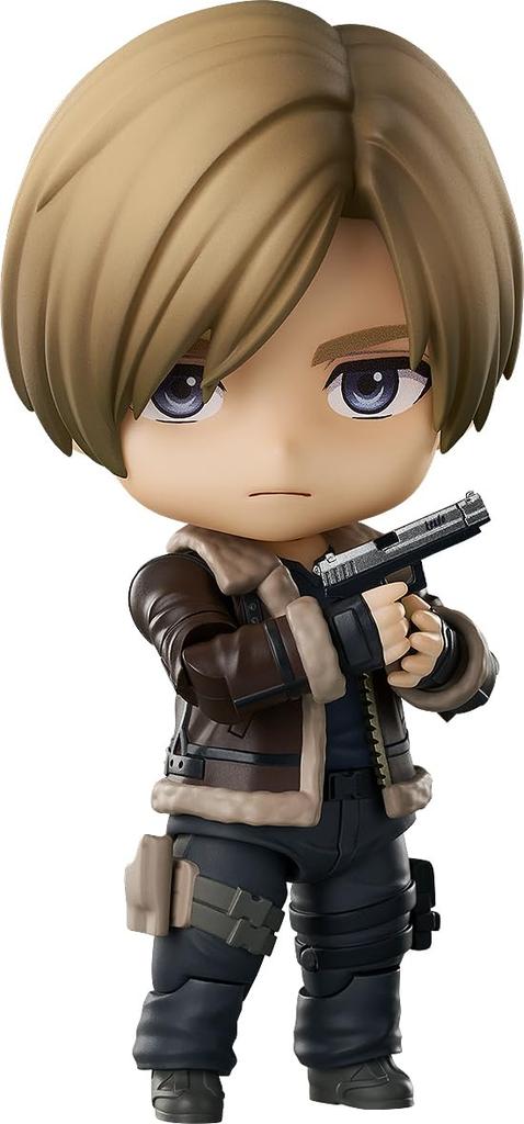 Nendoroid Resident Evil RE 4 Leon Kennedy Plastic Painted Movable Figure S. Non-Scale