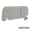 1Pc Car Sun Visor Fabric Grey Sun Shielding Visor Mirror with Makeup Mirror Replacement for Toyota Corolla 2007 to 2013