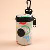 Hangable Dog Poop Bag Dispenser Zipper Dogs Walking Accessory Waste Bag Holder Portable Garbage Bags Organizer Pet Supplies