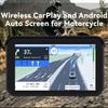 Мотоцикл Carplay IP65 Водонепроницаемый 1080P 5-дюймовый WiFi беспроводной Android-Auto DVR монитор Видеорегистратор Навигация для мотоцикла