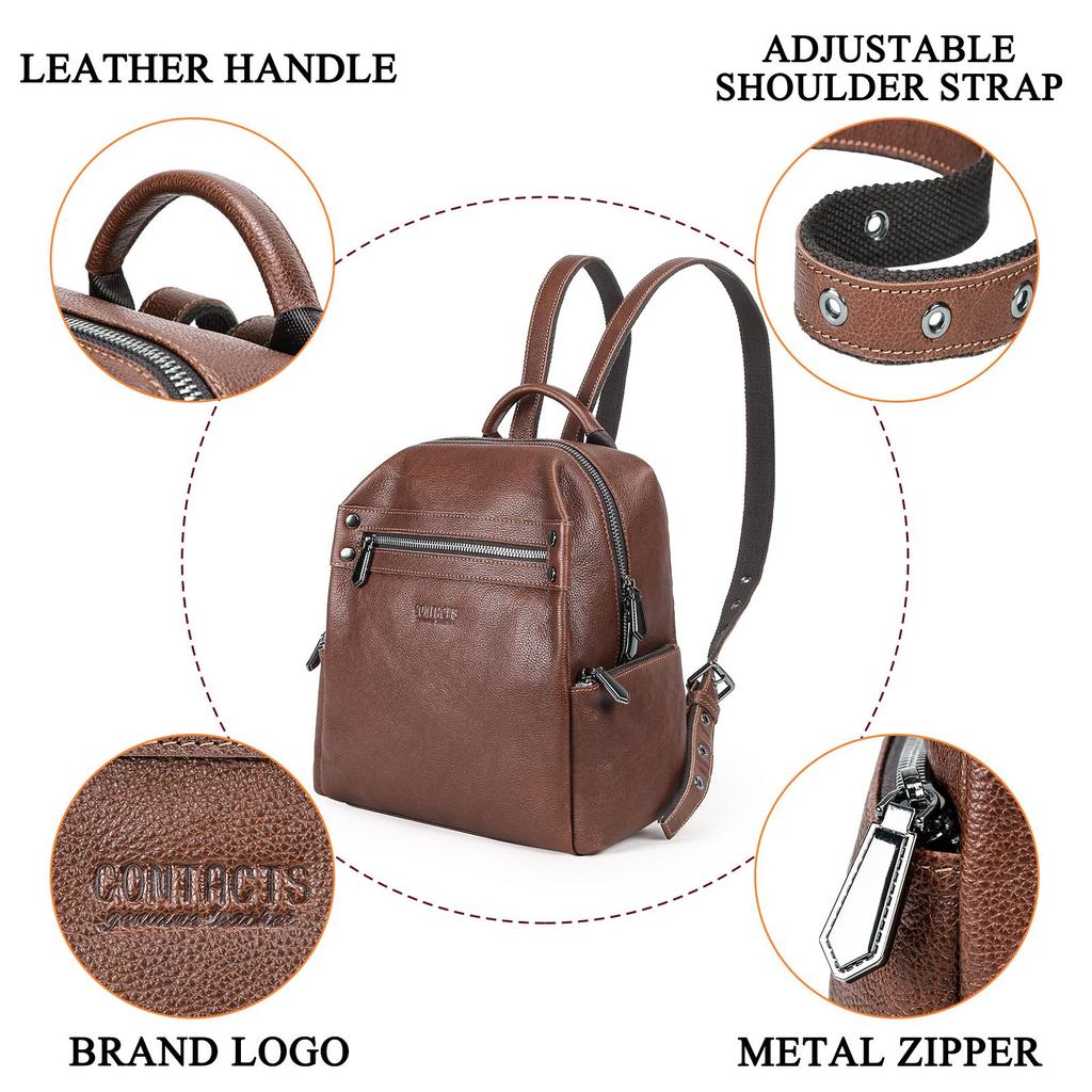 CONTACT'S женский рюкзак из натуральной кожи