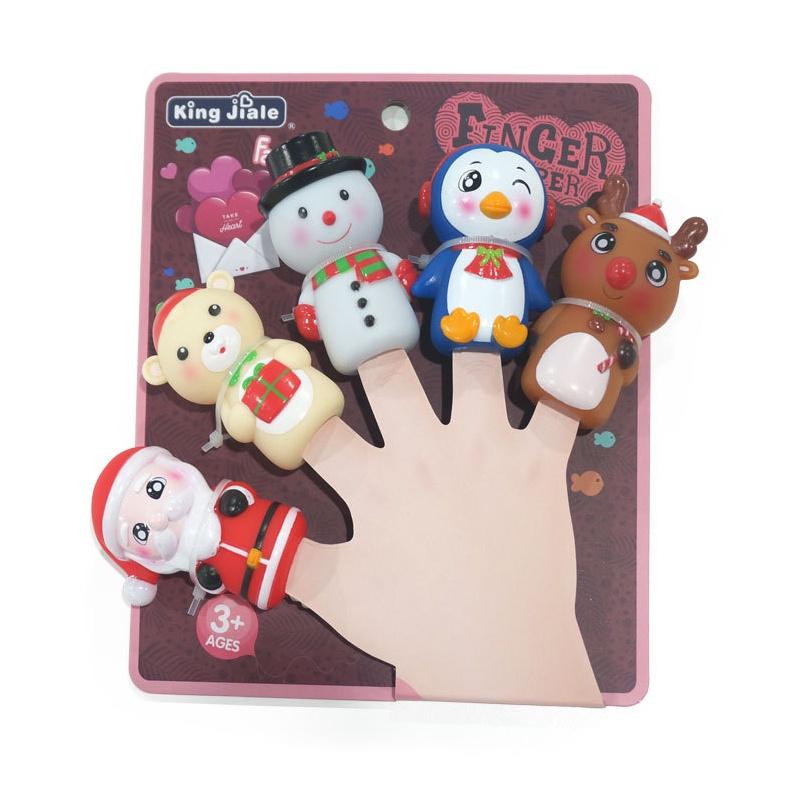 Soft Pvc Animal Finger Puppets For Early Education And Family Fun Halloween Pumpkin Monster